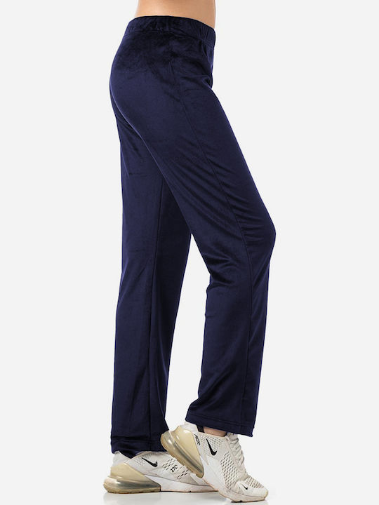 Bodymove Jogginghose Jogger Samt Dark Blue