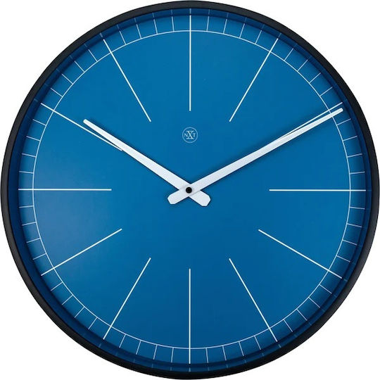 Nextime Analoge Kunststoff Blau Ø40cm Nextime Analoge Kunststoff Blau Ø40cm