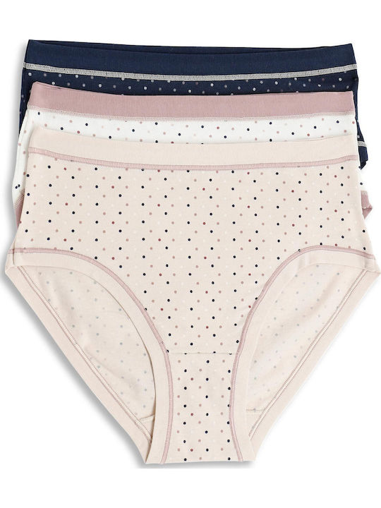 Cotonella Midi Βαμβακερά Women's Slip 3Pack Col...