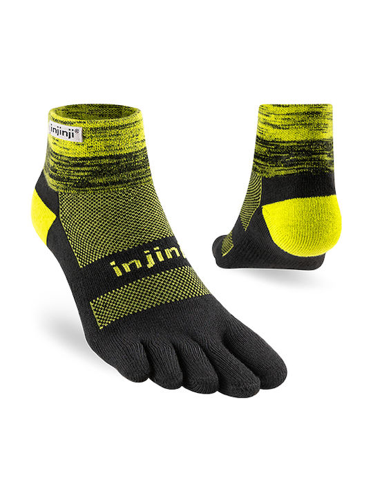 Injinji Trail Midweight Mini-crew Running Κάλτσες Κίτρινες Injinji Trail Midweight Mini-crew Running Κάλτσες Κίτρινες