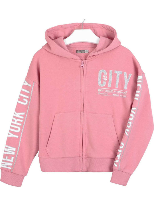 Παιδική Ζακέτα Φούτερ Fleece Ροζ