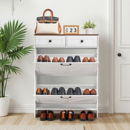 Wooden Shoe Organizer 80x24x105cm