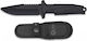 K25 Messer Bauklötze Schwarz in Hülle