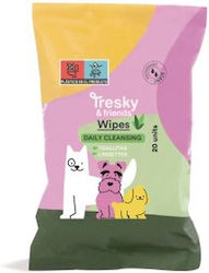 Tresky & Friends Pet Cleansing Wipes 20 Pieces 42188