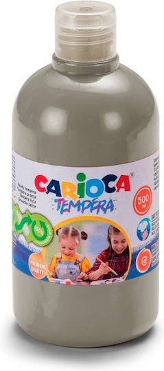 Carioca Tempera Paints Silver in Bottle 500ml 1pcs