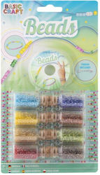 Beads Set Blister 8 Colors Bottle + Cord