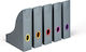 Organizator De Colț Durable Varicolor Set 5 Bucăți