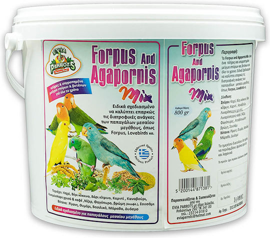 Evia Parrots Forpus Agapornis Mix Birds Food Parrotlets Lovebirds 3kg