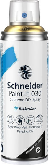 Schneider Acrylfarben Spray Paint-it 030 200ml Gold Metallic