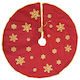 Weihnachtsbaumständer Stoff Rot Ψάθινη