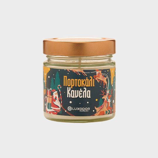 Luxodor Vegetable Christmas Orange Candle