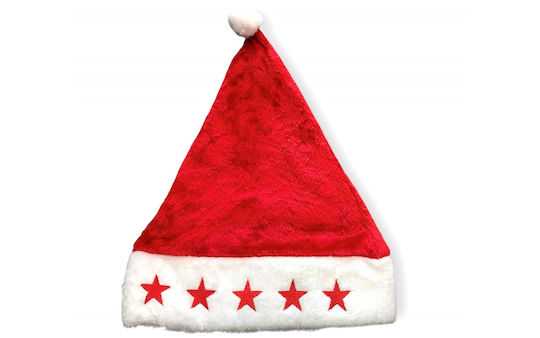 Weihnachtsbekleidungsaccessoires Weihnachtsmütze Aus Fell Rotes 42cm 1 Stück