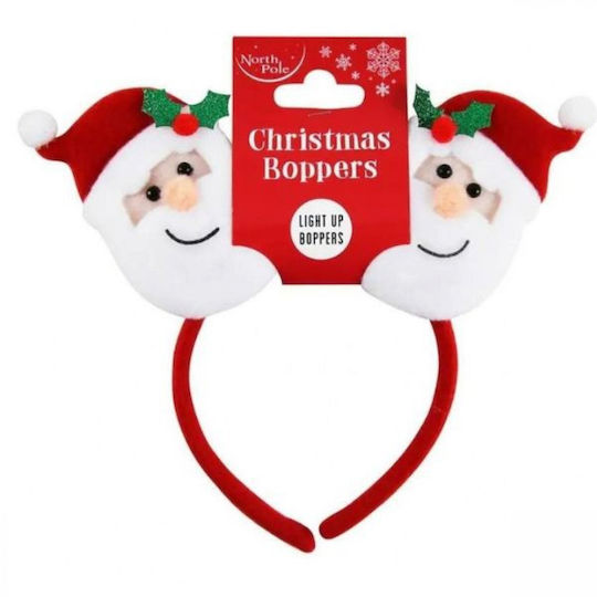 Stirnband Weihnachtsmann mit Lichterketten Eurowrap