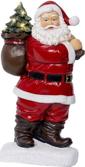 Lumineo Santa Claus Figure Polyresin Micro Led Warm White 30cm