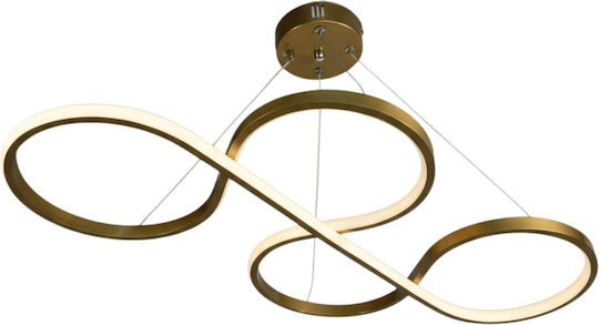 Epiplo-Fos Pendant Light Gold 65x35x80cm