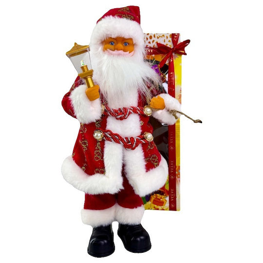 Decorativ Moș Crăciun Roșuς 43cm.
