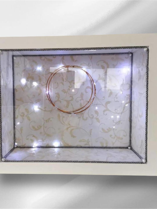 Корона Кутия Корниз Правоъгълена Бяла 40x50εκ.