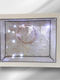Wall-Mounted Rectangle Wedding Crown Case / Photo Frame Wooden White 45x65cm