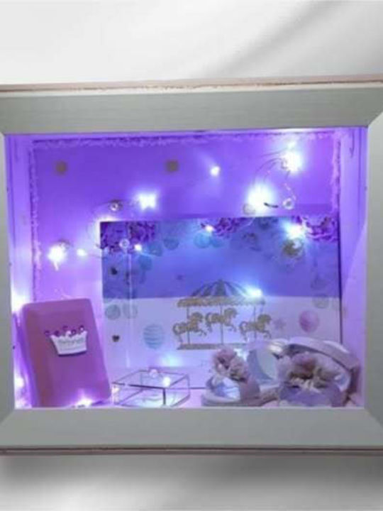 Hochzeitskronen-Etui Rechteck Braun 40x50εκ.
