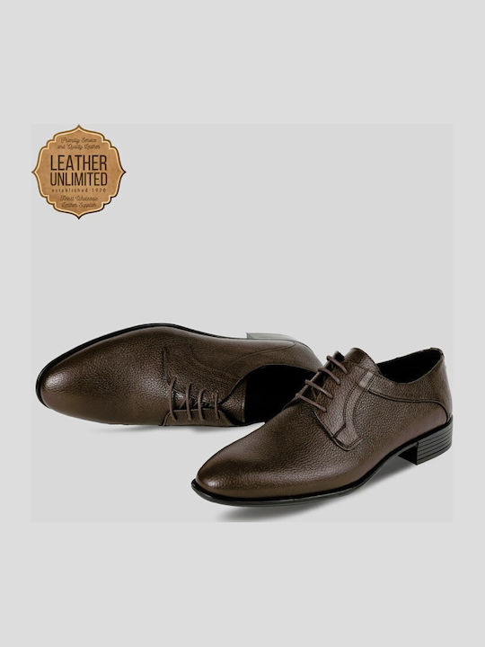 Gerardino Δερμάτινα Ανδρικά Casual Παπούτσια Καφέ Gerardino Δερμάτινα Ανδρικά Casual Παπούτσια Καφέ