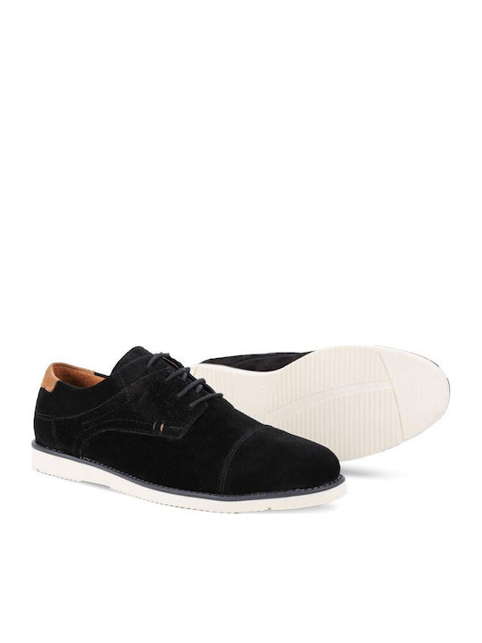 Gerardino Suede Ανδρικά Casual Παπούτσια Μαύρα