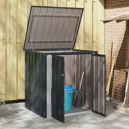 Metal Garden Shed Black 42011280 Metal Garden Shed Black 42011280