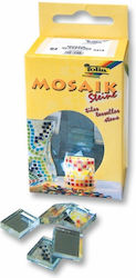 Mosaic Glass Folia Mirror 15x15mm Box 100pcs Matching 10 Colors