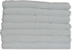 Mattex Hotel Face Towel White Meander
