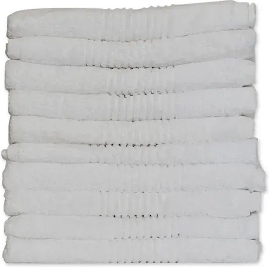 Mattex Ξενοδοχειακή Πετσέτα Προσώπου 100x50 εκ. Λευκή
