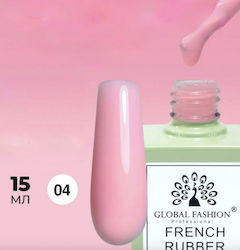 Global Fashion Top & Base Mäntel Gummi 15ml 04 Global Fashion Top & Base Mäntel Gummi 15ml 04
