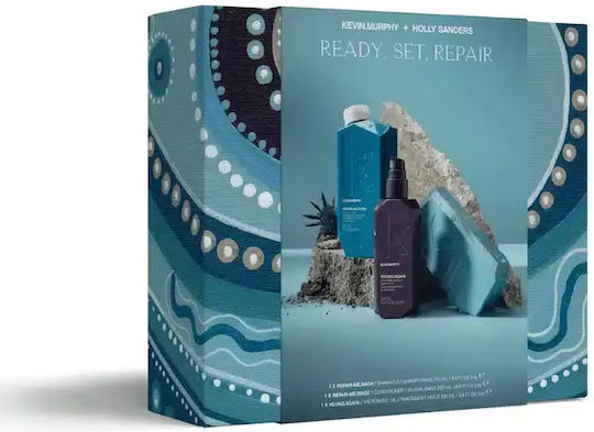 Kevin Murphy +Holly Sanders Ready, Set, Repair Σετ Θεραπείας Μαλλιών για Ταλαιπωρημένα Μαλλιά με Σαμπουάν, Conditioner & Λάδι 3τμχ
