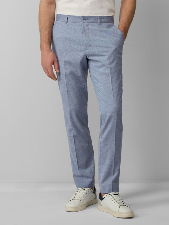 Label Παντελόνι Κοστουμιού σε Slim Εφαρμογή Light Blue