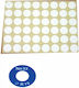 Stef Labels Small Adhesive Labels in White Color
