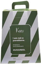 Kezy Avocado Panettone Box Haarpflegeset zur Rekonstruktion & Pflege 2Stück