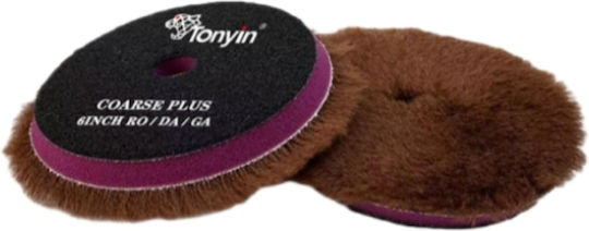 Tonyin Tp02a Wool Polish Pad 5” Coarse Plus – Τρύπα – Γούνα Γυαλίσματος Ισχυρής Κοπής