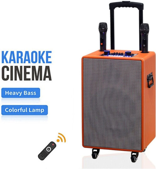 Karaoke Speaker with Wireless Microphones DR-19 DR-19 Brown