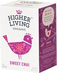 Higher Living Μαύρο Τσάι Βιολογικό Προϊόν 15 Φακελάκια 33gr