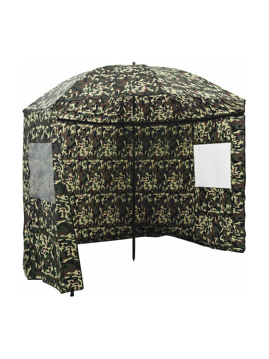 Garten & Terrassen Sonnenschirm Bodenständer Metall Bunt mit Kurbel 2.1x2.1m 42006684