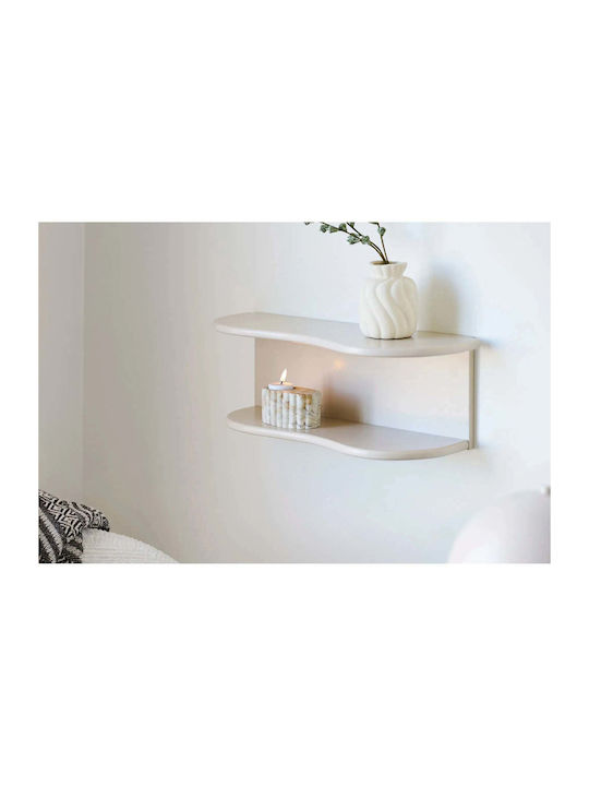 Ράφι Τοίχου Botta Off White 44x17.5x18εκ.