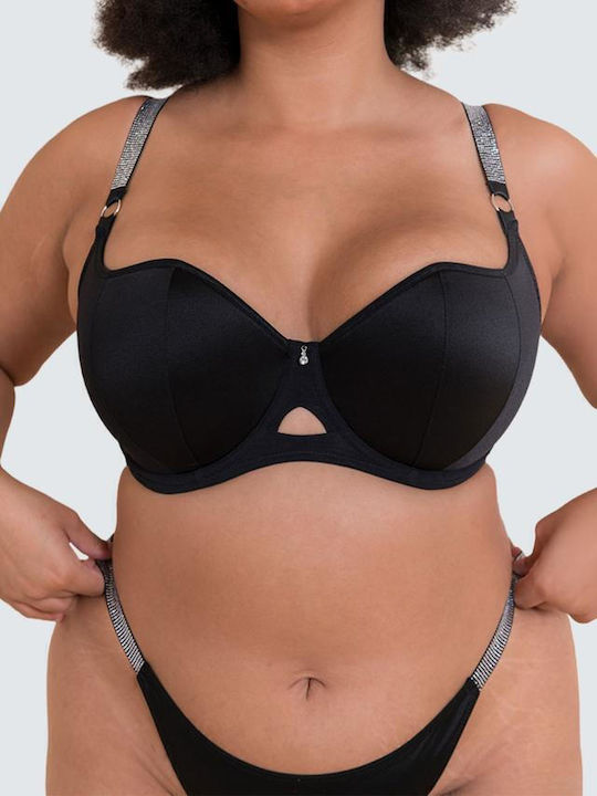 Curvy Kate Bra with Light Padding Underwire Black