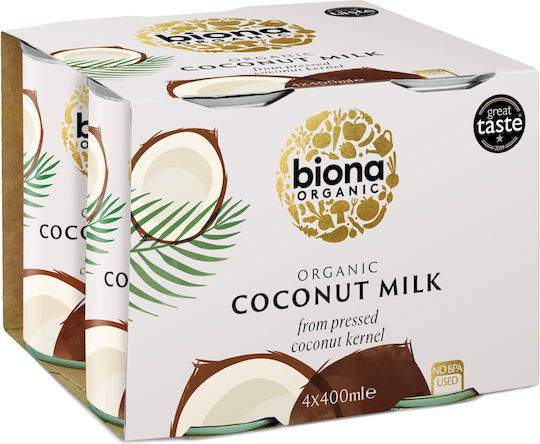 Biona Βιολογικό Ρόφημα Καρύδας 4x18gr