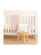 abo Baby Sheets Set Crib Cotton Pink 70x140cm 3pcs