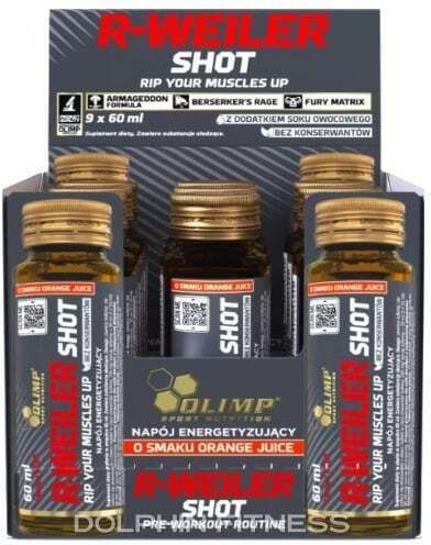 Olimp Sport Nutrition R-Weiler Shot 9 x 60ml Orange Juice