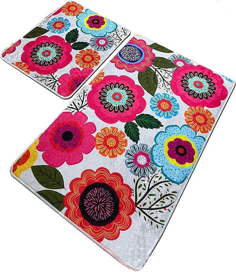 Antiderapant Set Covorașe de Baie GALV4506 Multicolor 2buc