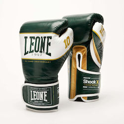 Leone 1947 Boxhandschuhe Leder für Kampf Grün Leone 1947 Boxhandschuhe Leder für Kampf Grün