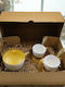 Gift Box Kerzenhalter in Gelb Farbe 1Stück