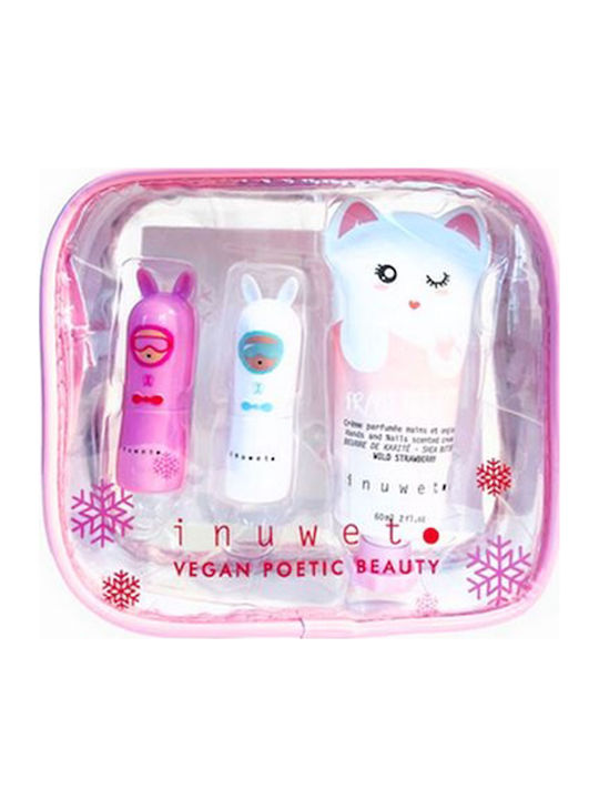 Inuwet Snow Girl Duo Δυο Lip Balms & Μια Κρεμα Χεριων Ski Club Lip Balms Cotton Candy Cupcake-stickers Vinwa31 Inuwet Snow Girl Duo Δυο Lip Balms & Μια Κρεμα Χεριων Ski Club Lip Balms Cotton Candy Cupcake-stickers Vinwa31