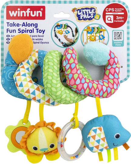Winfun Spirale Spielzeug Für Kinderwagen und Auto mit Spiegel für 3++ Monate