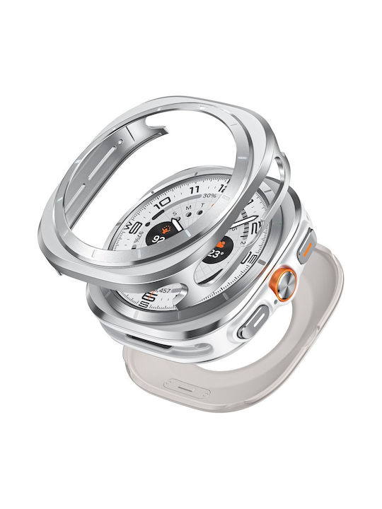Μεταλλική Θήκη σε Ασημί χρώμα για Samsung Galaxy Watch Ultra 47mm (2025 / 2024)