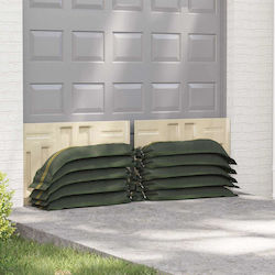 Verschiedenes Angelzubehör Sandbeutel 10 Stück Dunkelgrün 120 x 27 cm Hdpe